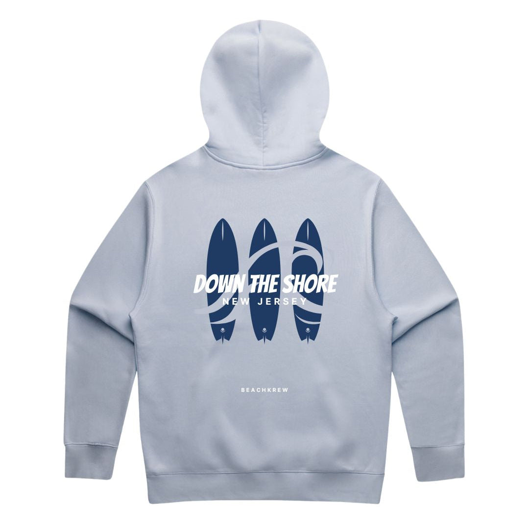 DOWN THE SHORE HOODIE - ICE BLUE