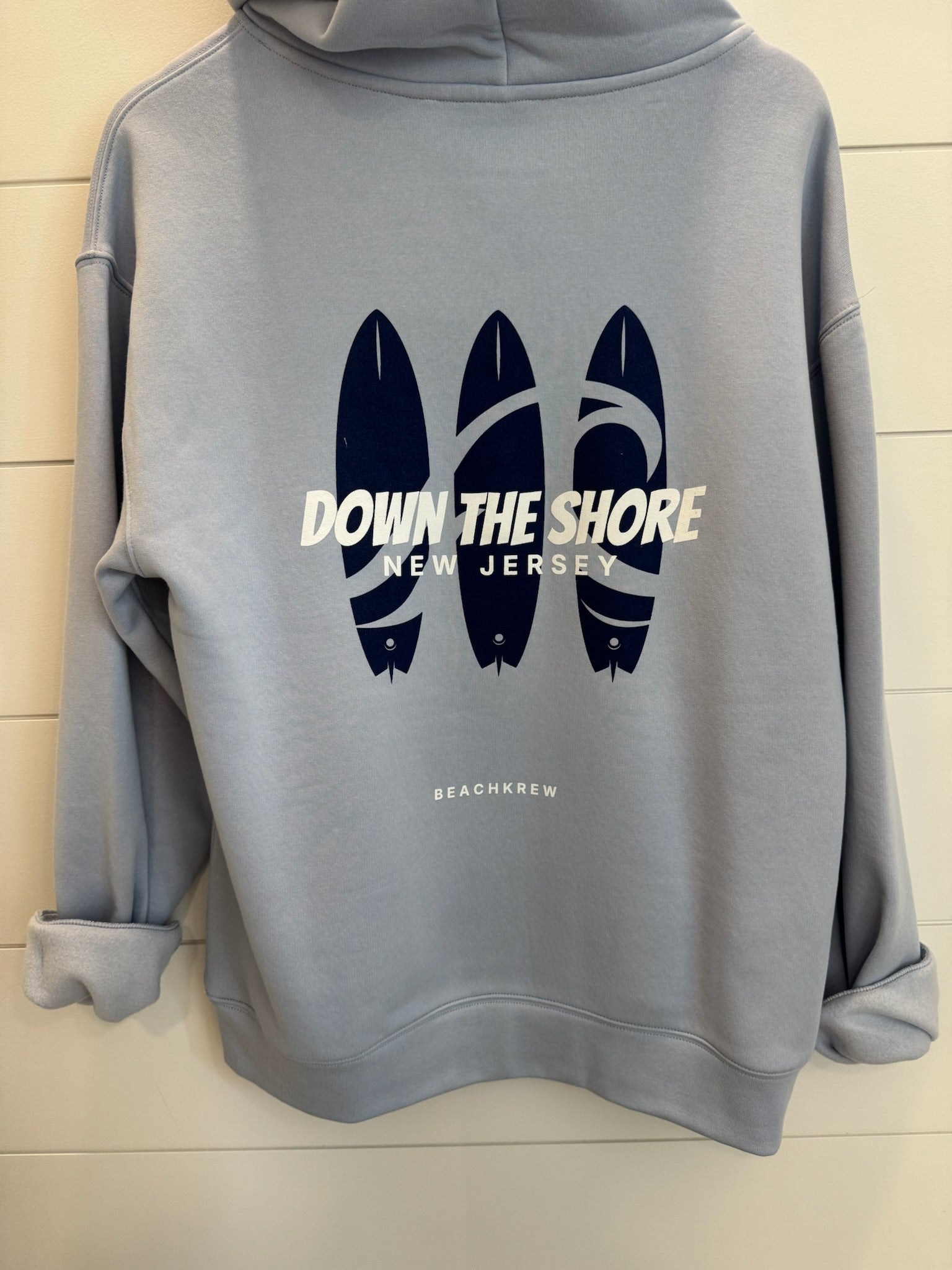 DOWN THE SHORE HOODIE - ICE BLUE