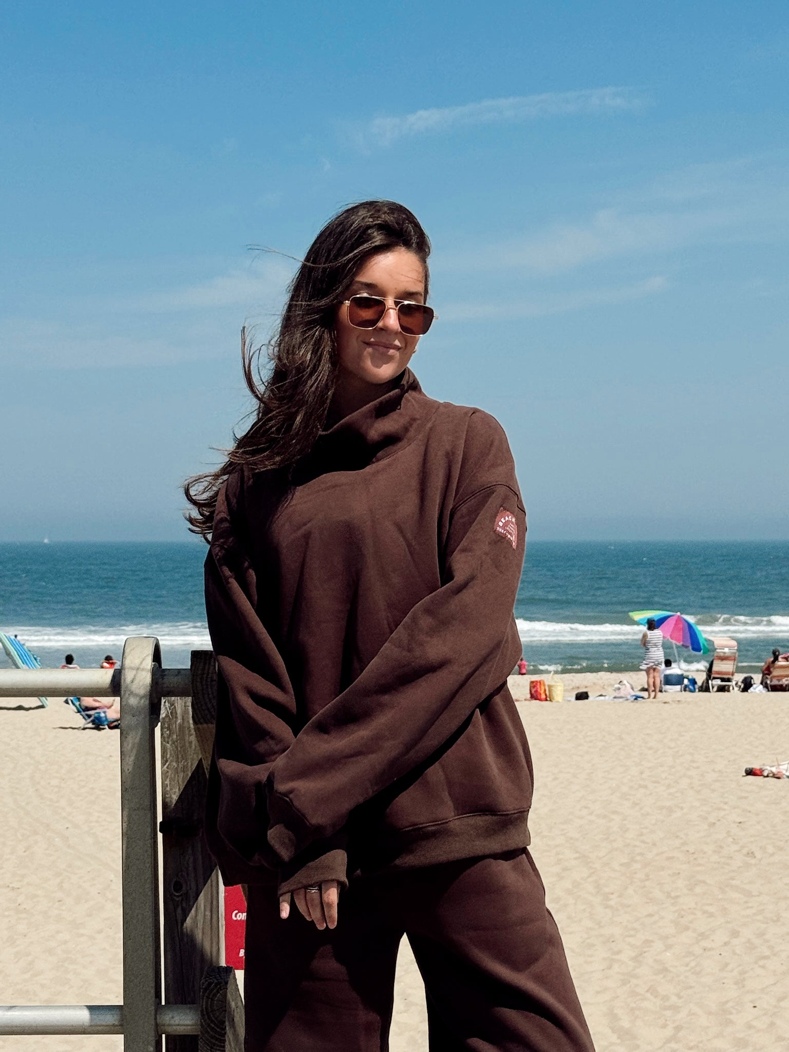 SURF SWIM SUN HERITAGE MOCKNECK - BRONZE