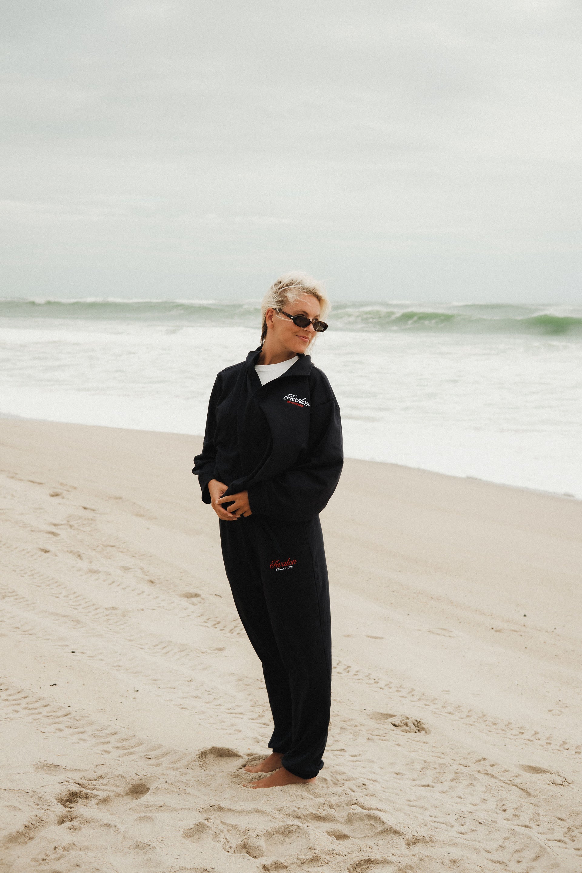 BEACHKREW AVALON TERRY POLO - JETTY