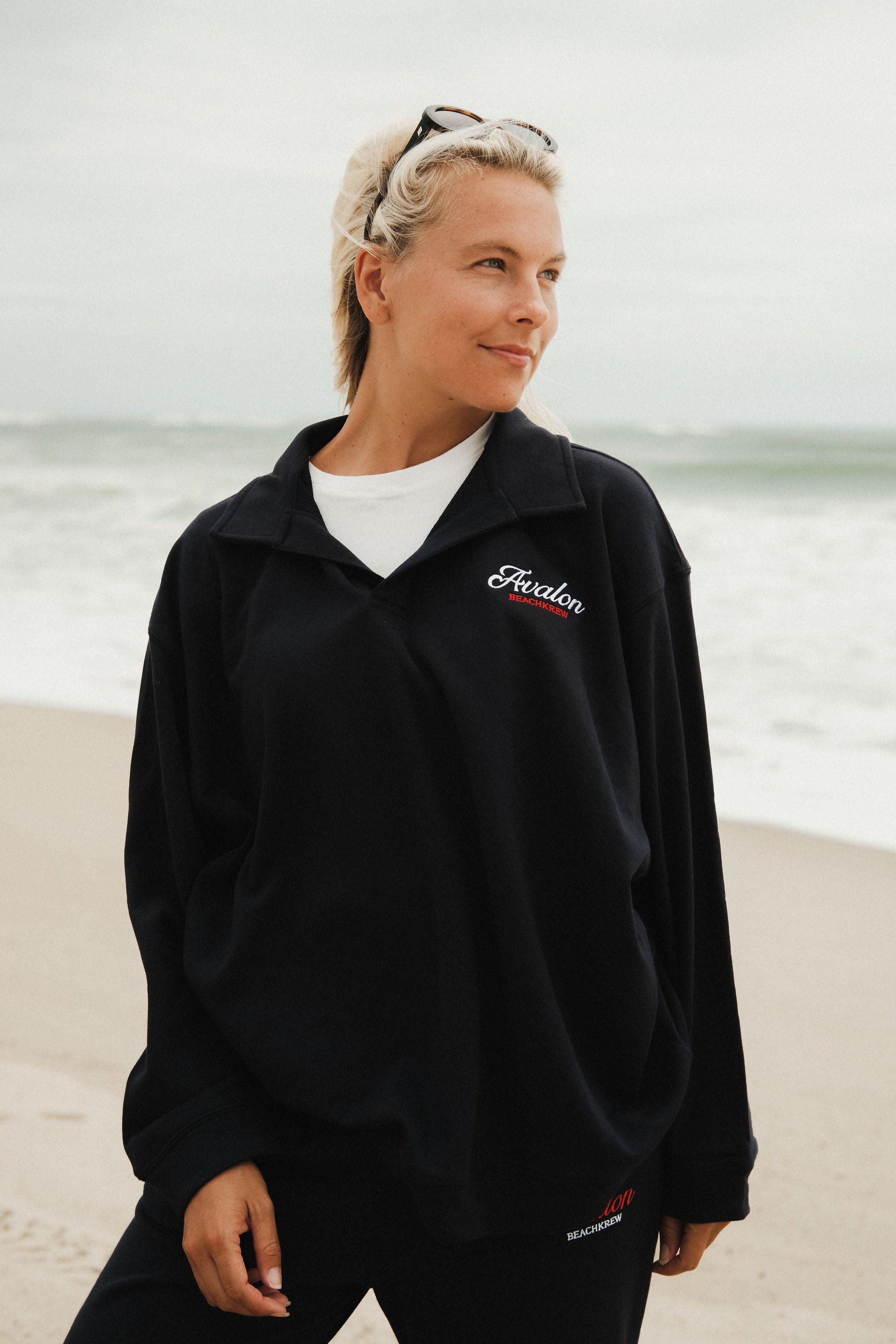 BEACHKREW AVALON TERRY POLO - JETTY