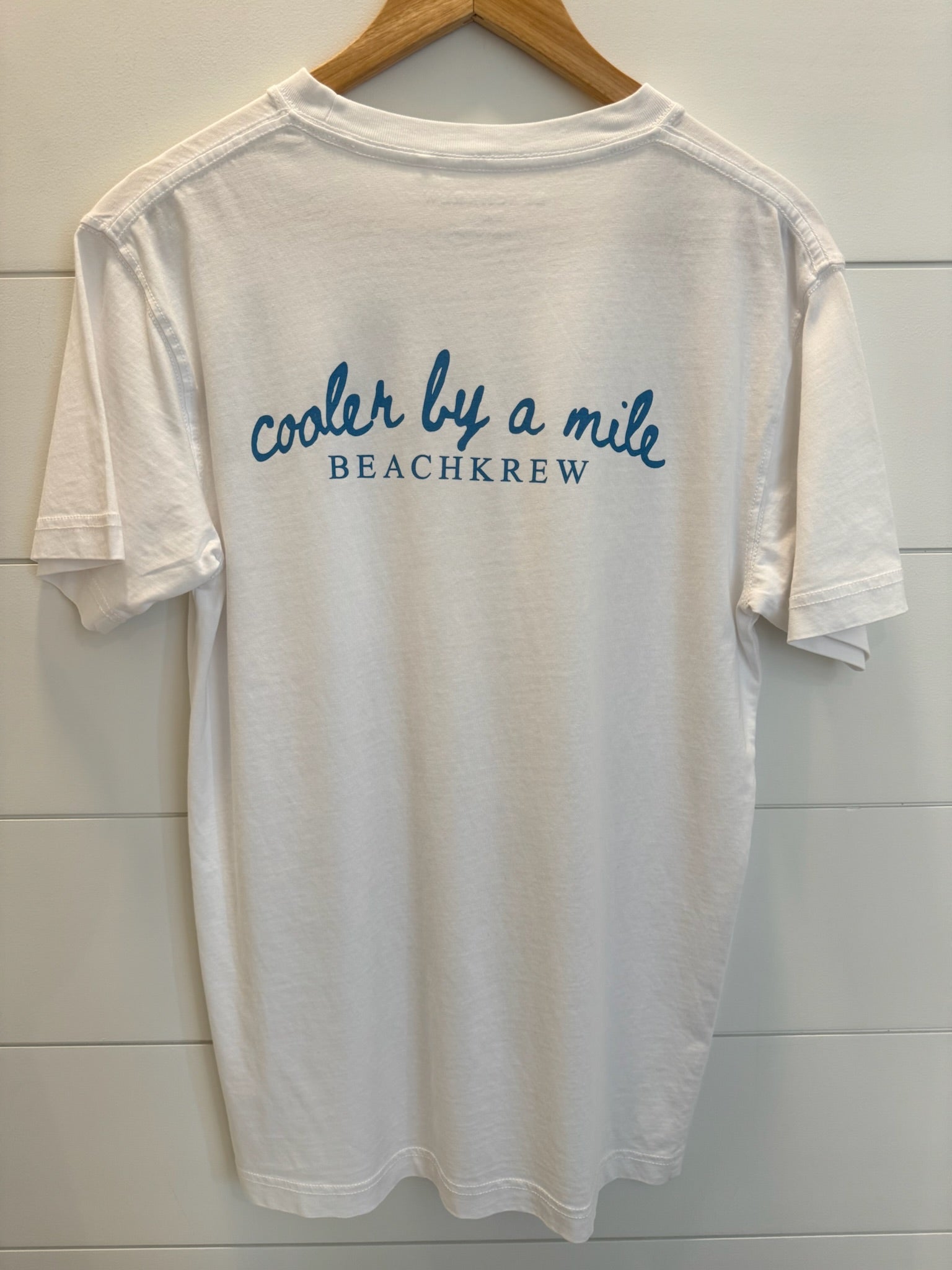 COOLER BY A MILE TEE - WHITE