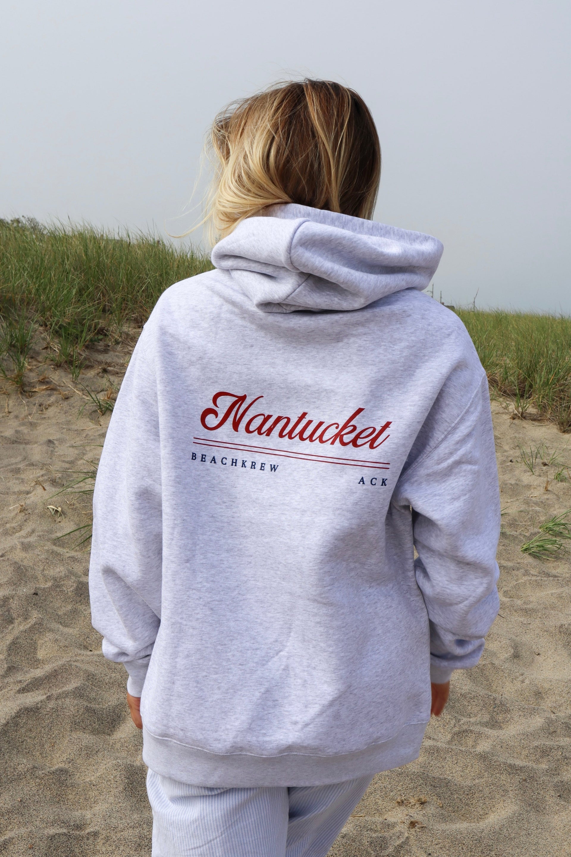 NANTUCKET HOODIE - LIGHT GREY