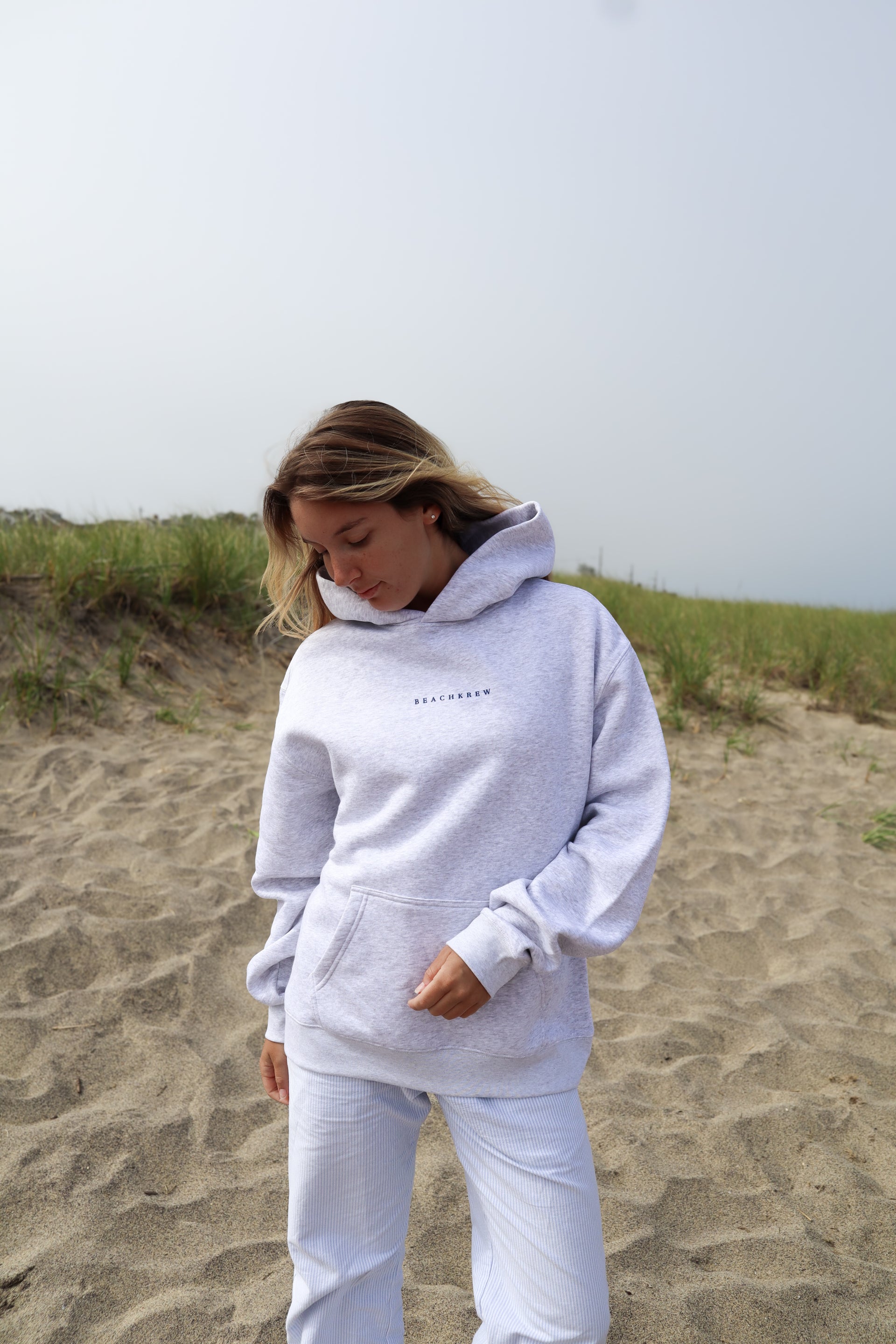 NANTUCKET HOODIE - LIGHT GREY