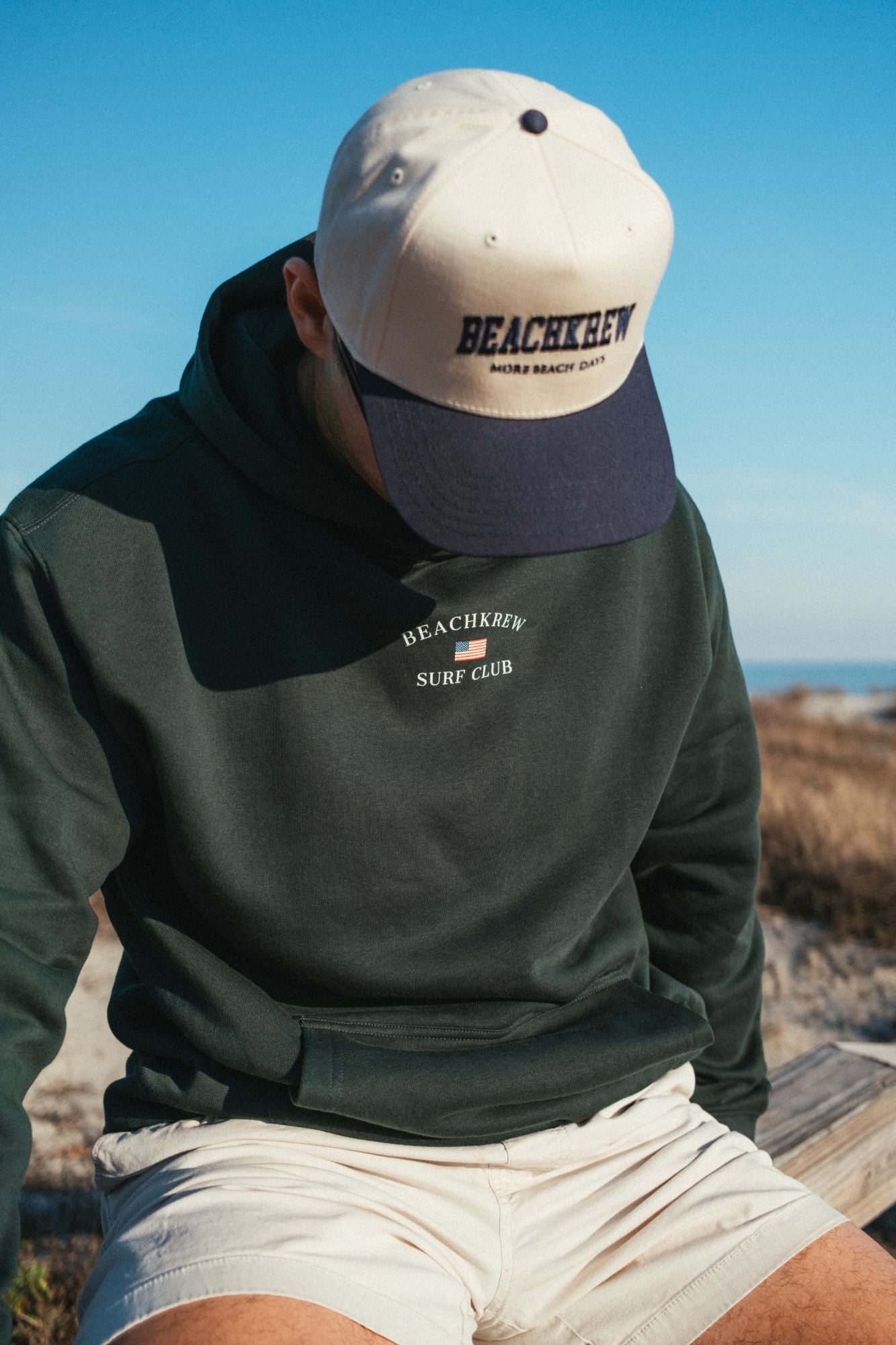 SURF CLUB HOODIE - SPRUCE – beachkrew