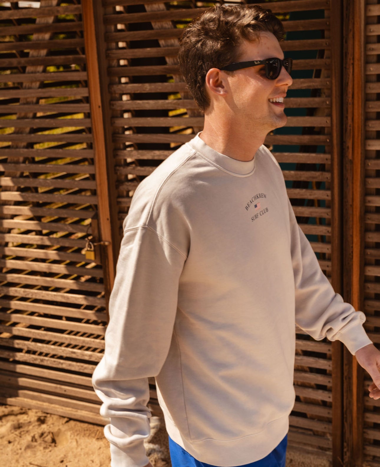 SURF CLUB CREWNECK - SAND