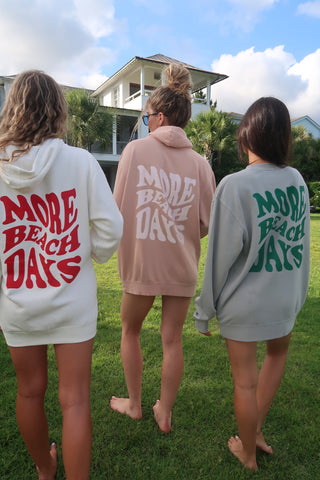 MORE BEACH DAYS HOODIE - SHELL