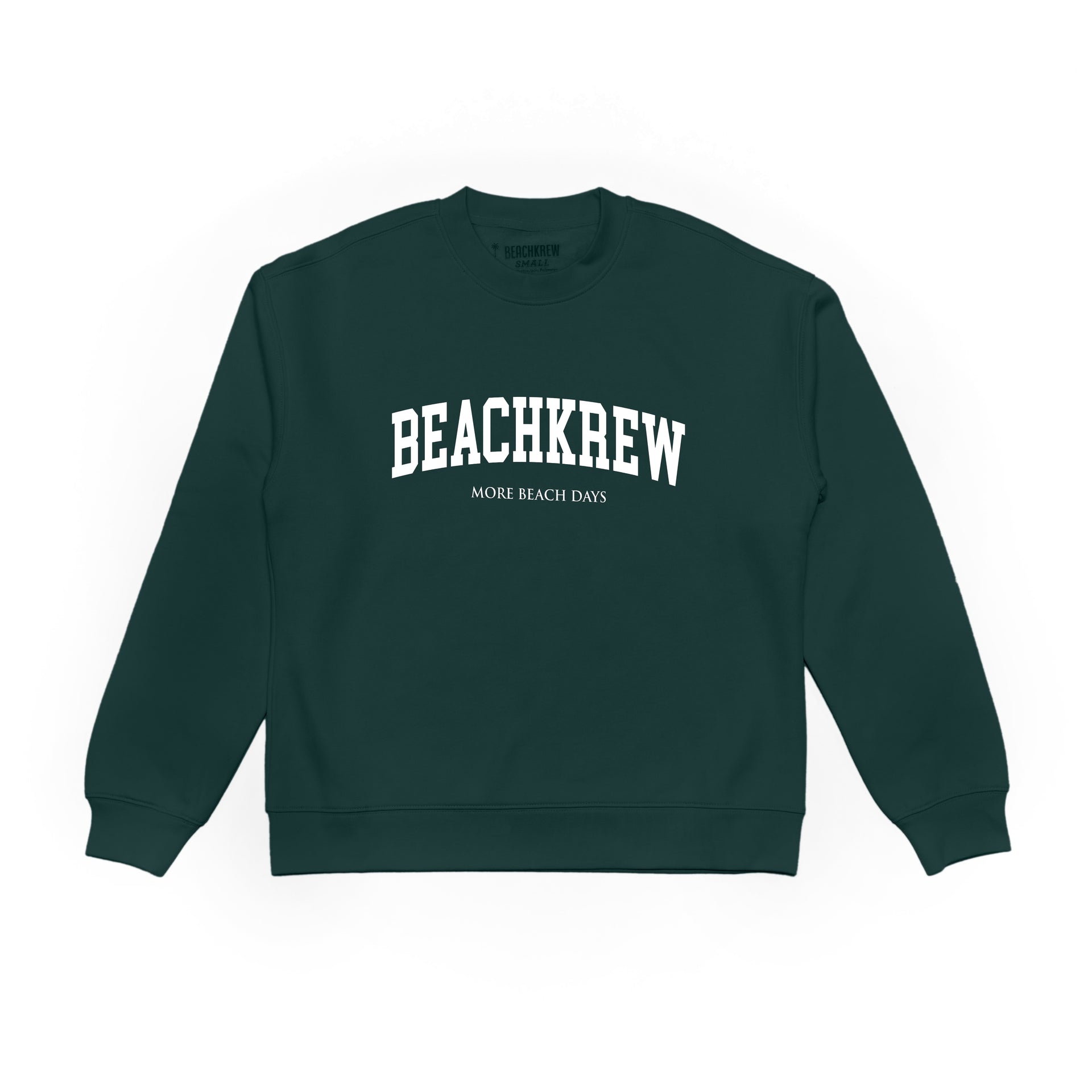 BEACHKREW VARSITY CREWNECK - SPRUCE