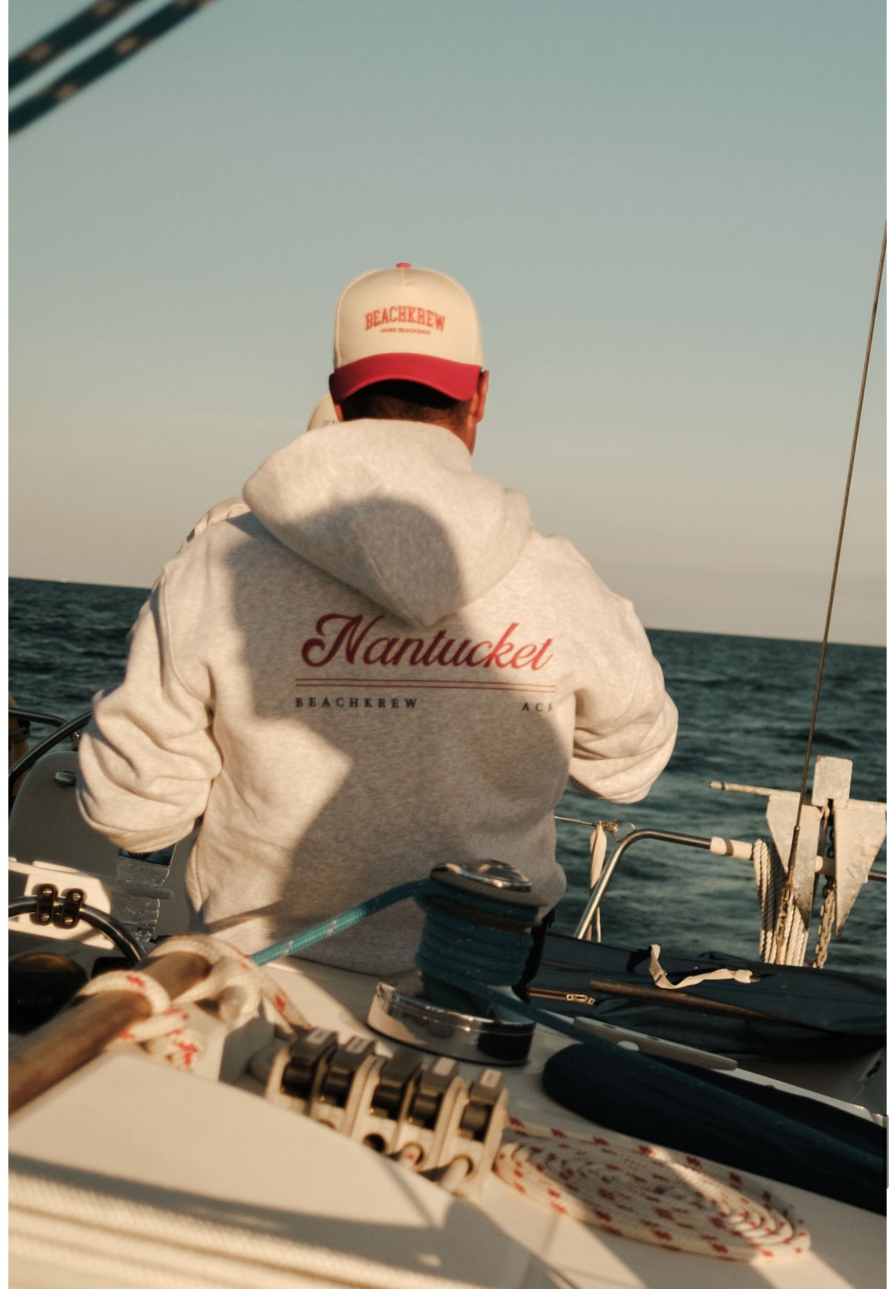 VARSITY CORE HAT - NATURAL / RED