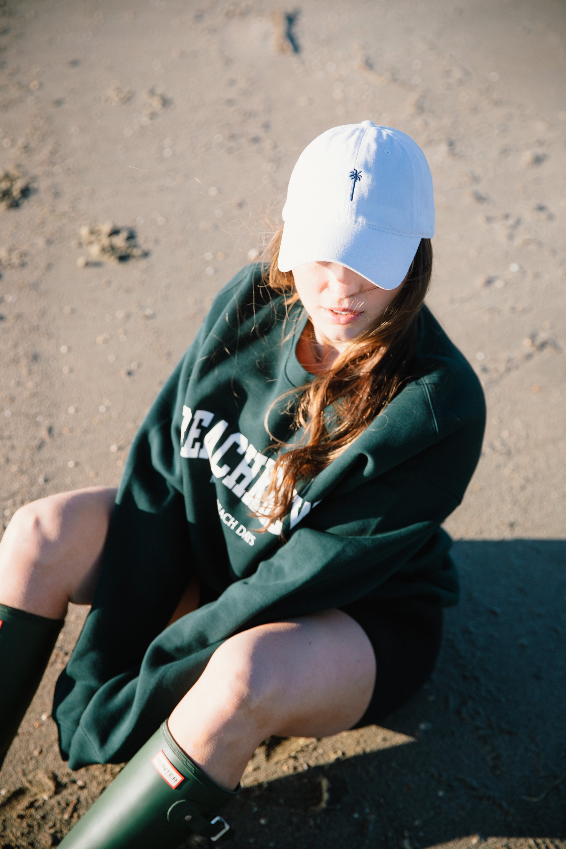 CLASSICS PALM DAD HAT - WHITE