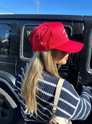 SURF CLUB SIGNATURE HAT - RED