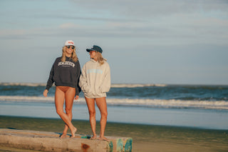 BEACHKREW VARSITY HOODIE - SAND