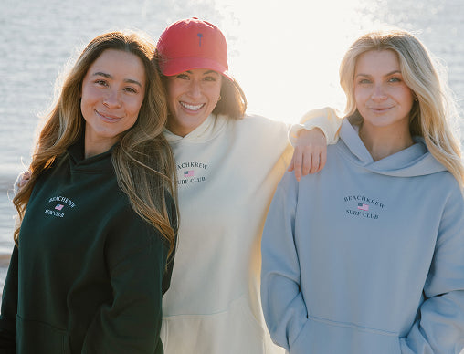 SURF CLUB HOODIE - ICE BLUE