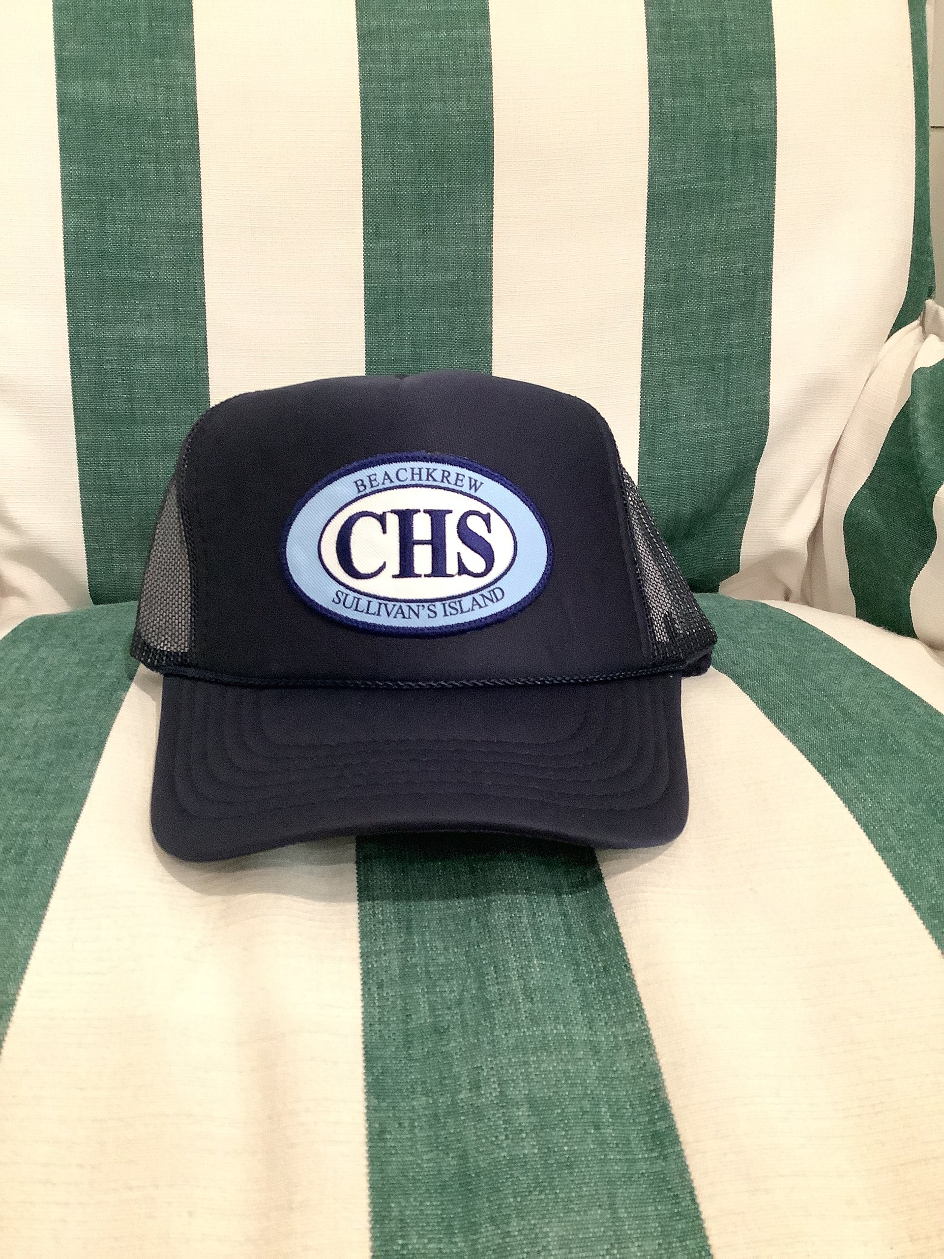 CHS PATCH TRUCKER HAT - NAVY
