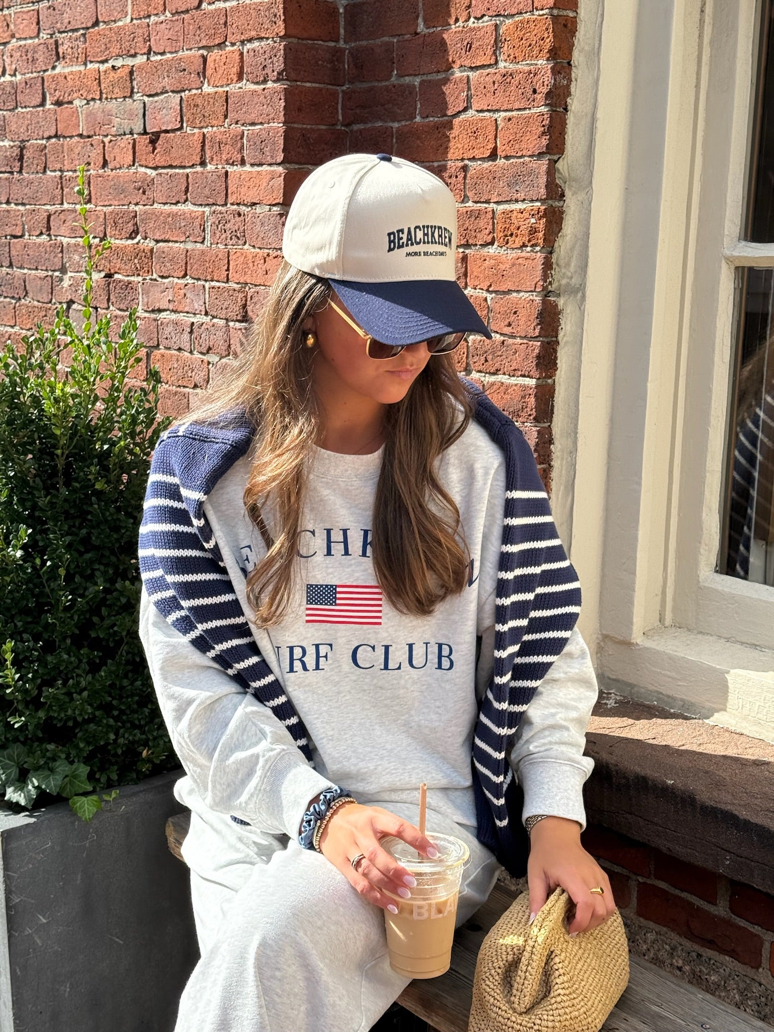 SURF CLUB TERRY CREWNECK - DRIFT