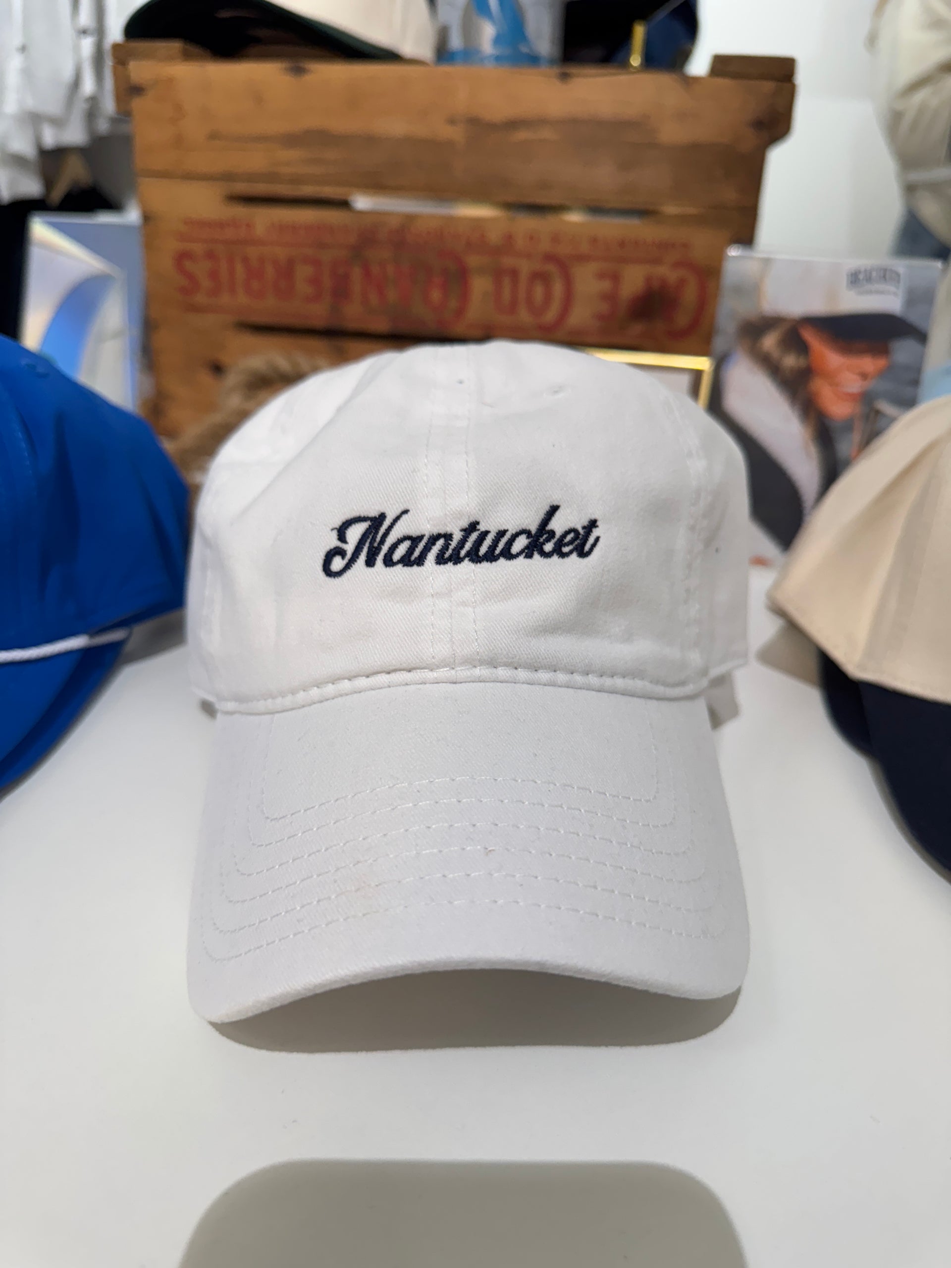 NANTUCKET DAD HAT - WHITE