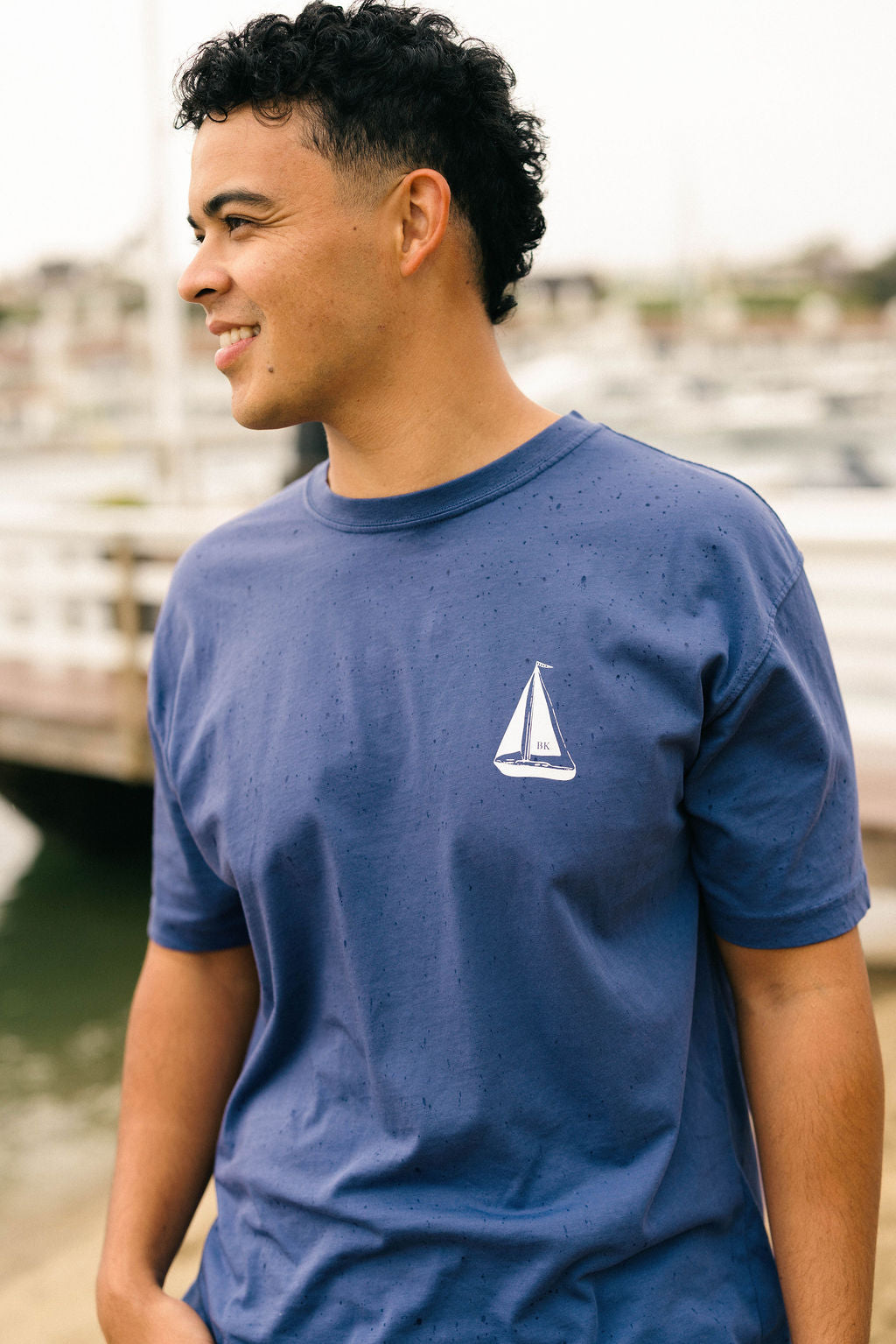 Boating Club Tee - Sea Blue