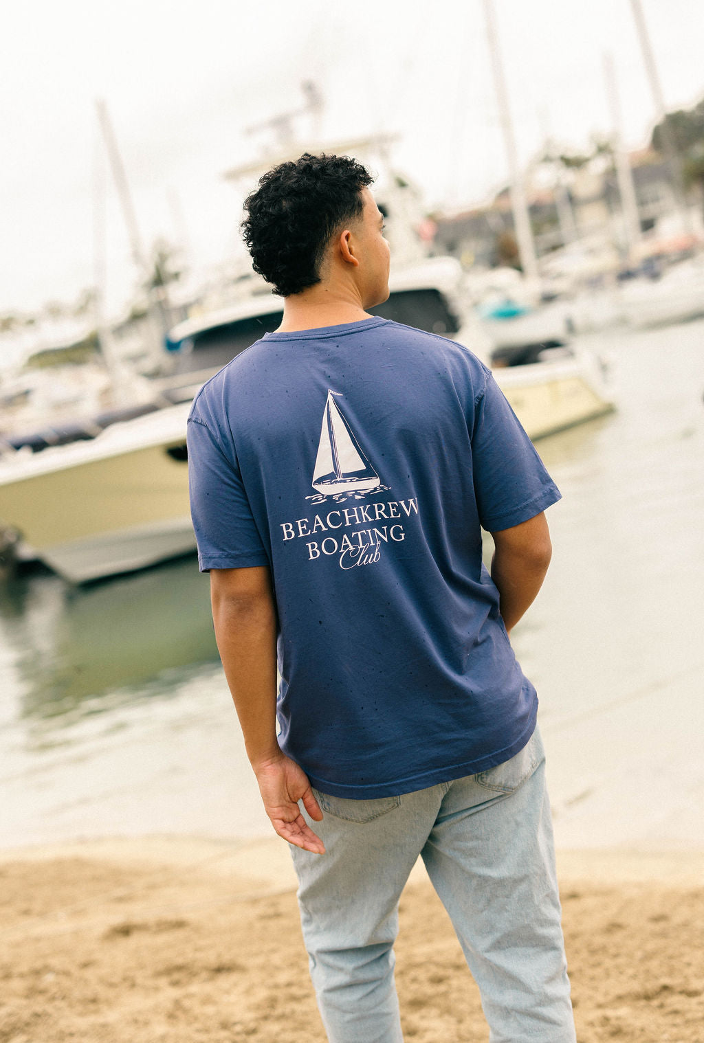 Boating Club Tee - Sea Blue