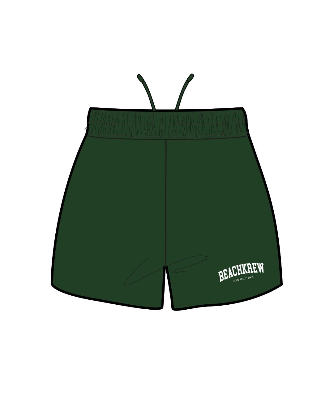 VARSITY TERRY SHORTS - SEAGRASS