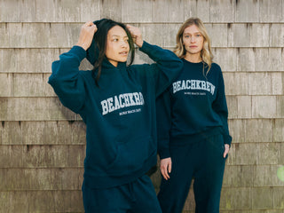 BEACHKREW VARSITY CORE HOODIE - NAVAL