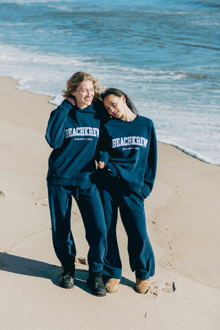 BEACHKREW VARSITY CORE SWEATPANTS - NAVAL