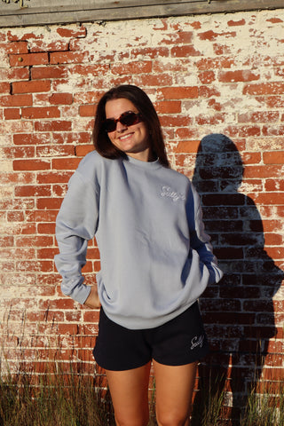 SULLY'S CREWNECK - ICE BLUE