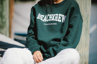 BEACHKREW VARSITY CREWNECK - SPRUCE