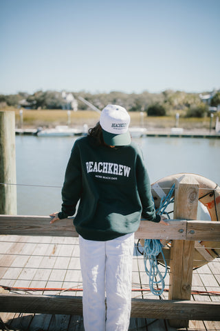 BEACHKREW VARSITY CREWNECK - SPRUCE