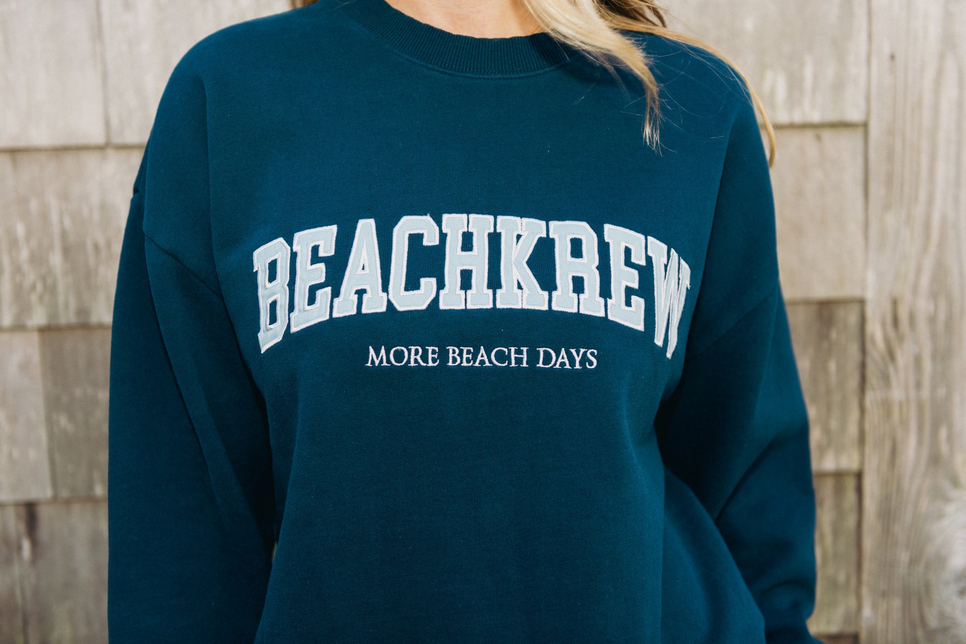 BEACHKREW VARSITY CORE CREWNECK - NAVAL