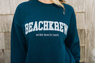 BEACHKREW VARSITY CORE CREWNECK - NAVAL