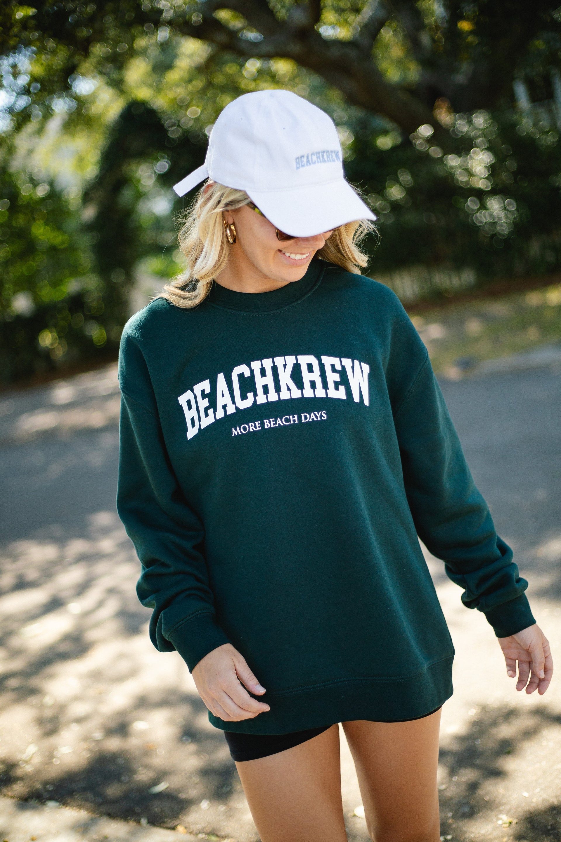 BEACHKREW VARSITY CREWNECK - SPRUCE