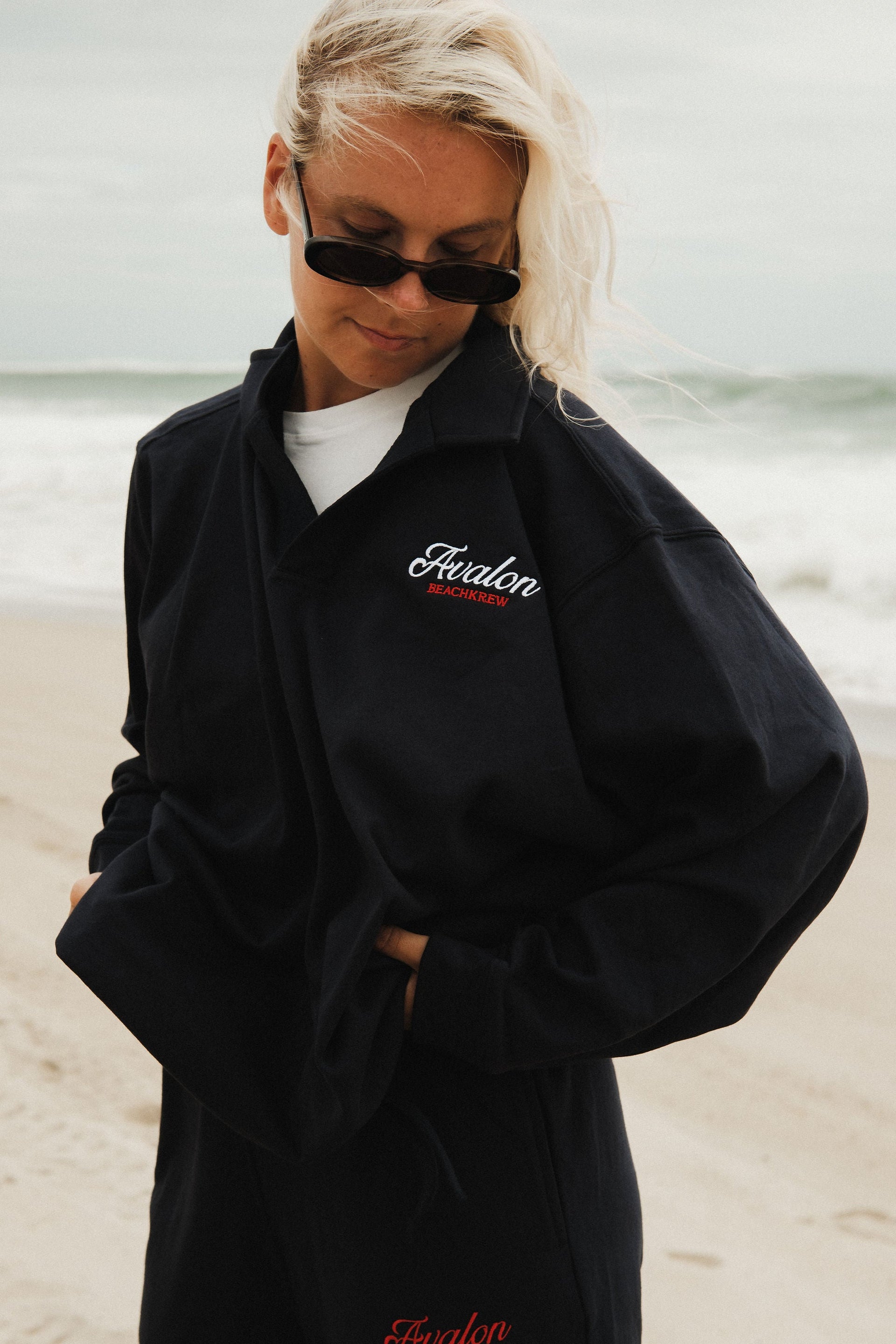 BEACHKREW AVALON TERRY POLO - JETTY