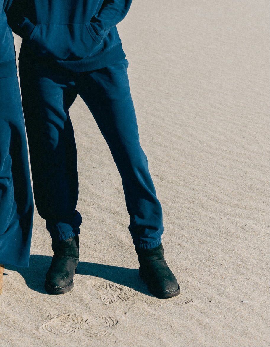 BEACHKREW VARSITY CORE SWEATPANTS - NAVAL