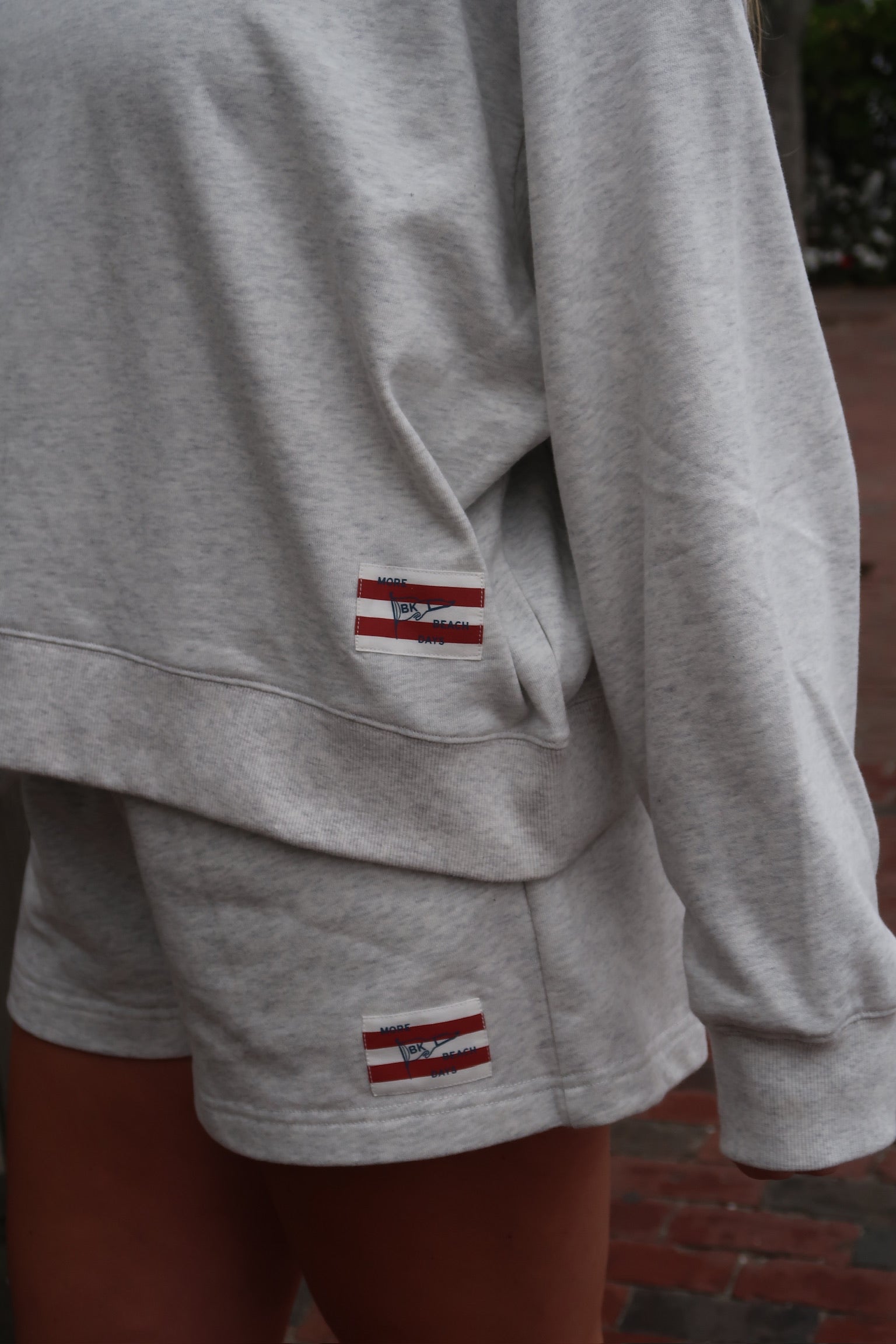 SHORELINE TERRY CREWNECK - DRIFT
