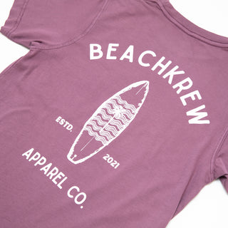 BEACHKREW APPAREL CO. TEE - PLUM