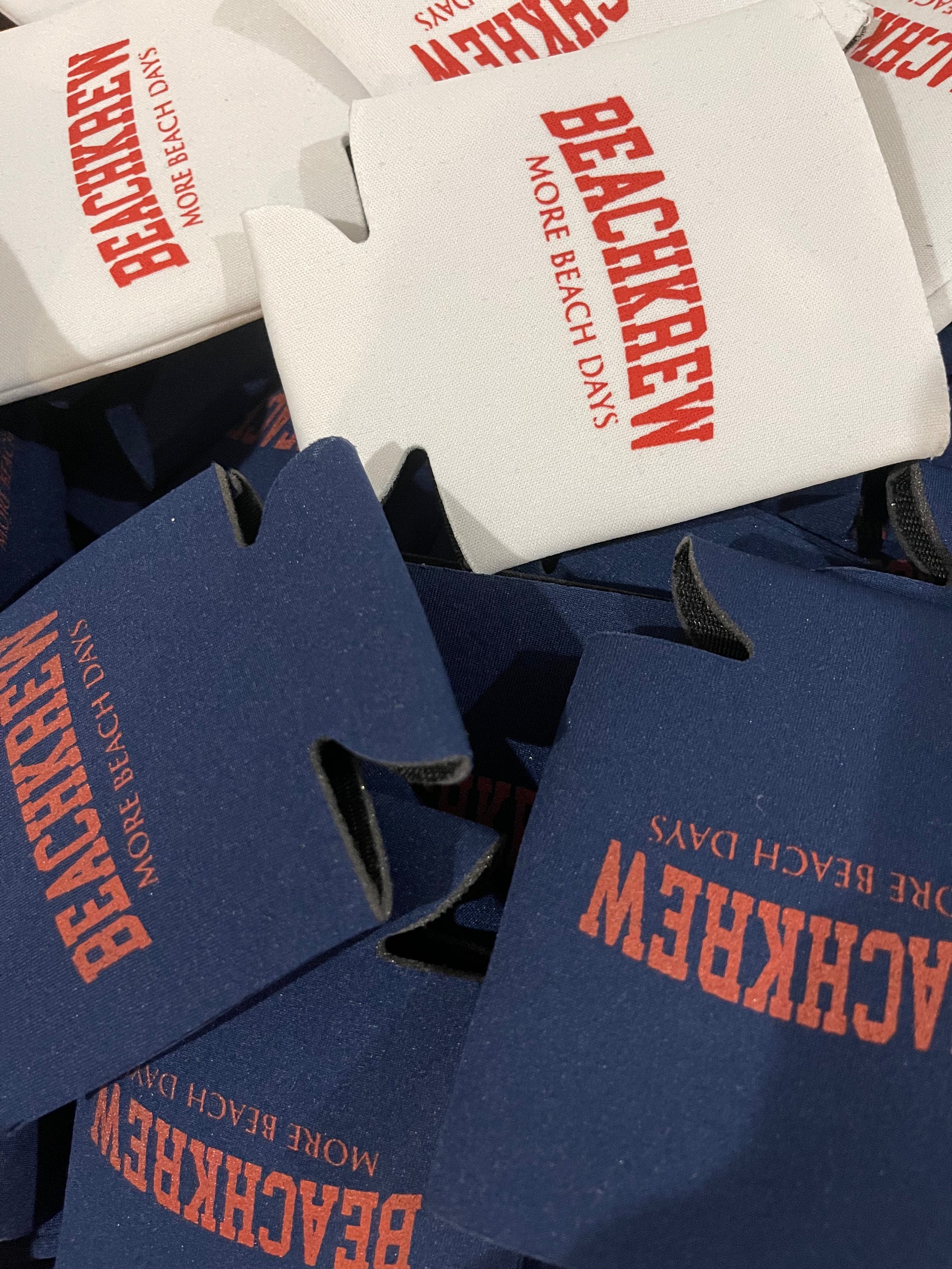 BEACHKREW VARSITY KOOZIE - WHITE