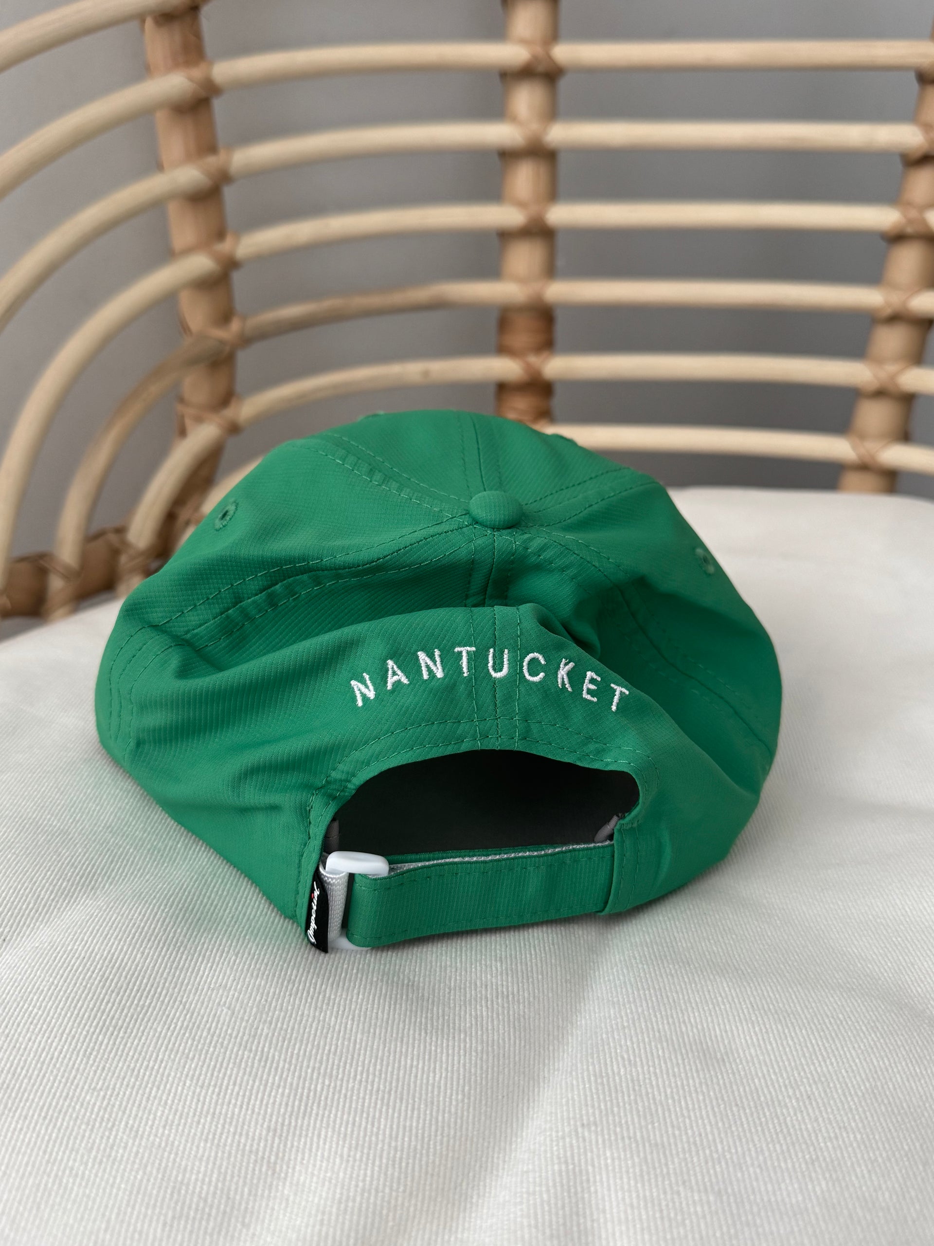 NANTUCKET ISLAND PATCH BREEZE HAT - GREEN