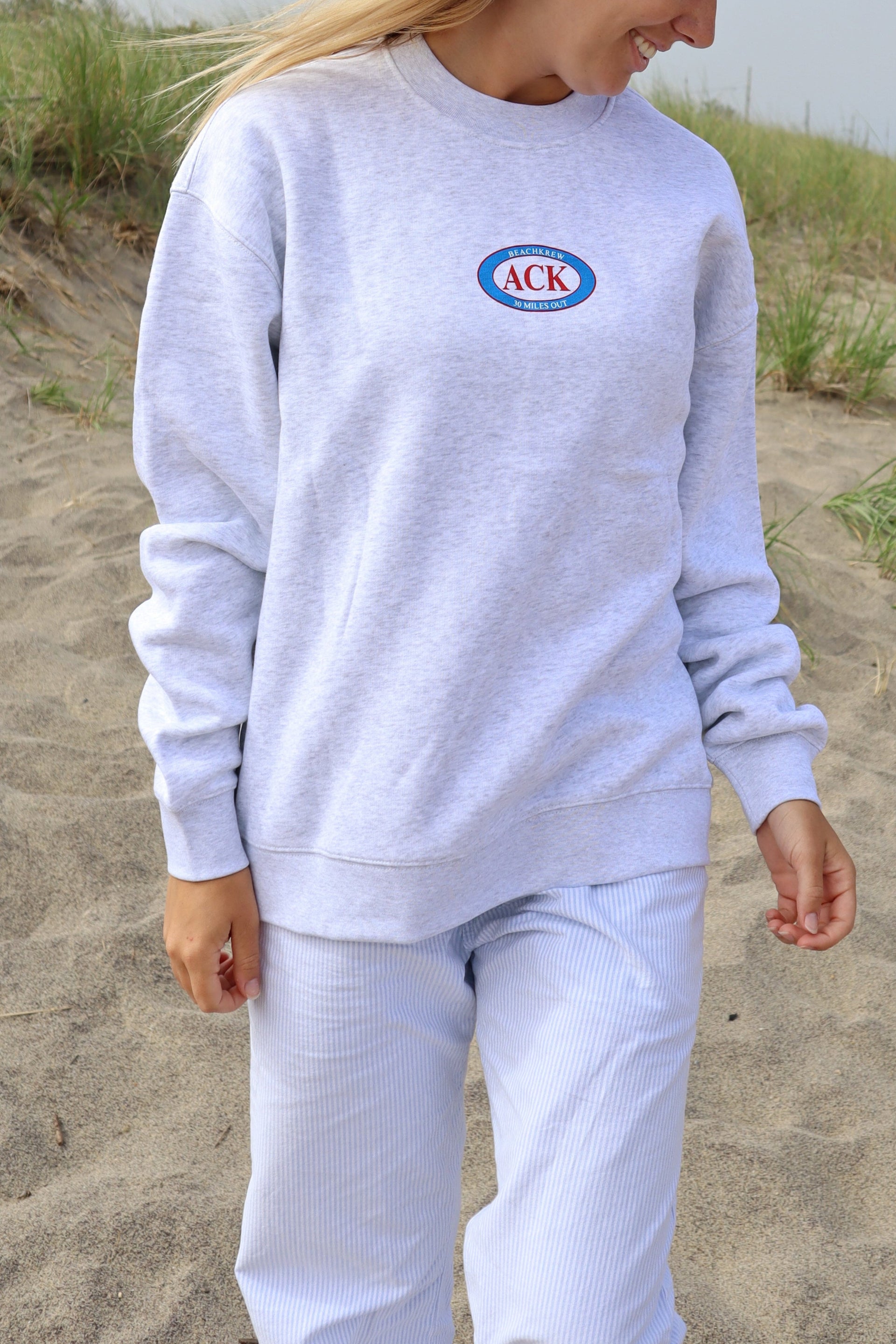 30 MILES OUT CREWNECK - LIGHT GREY