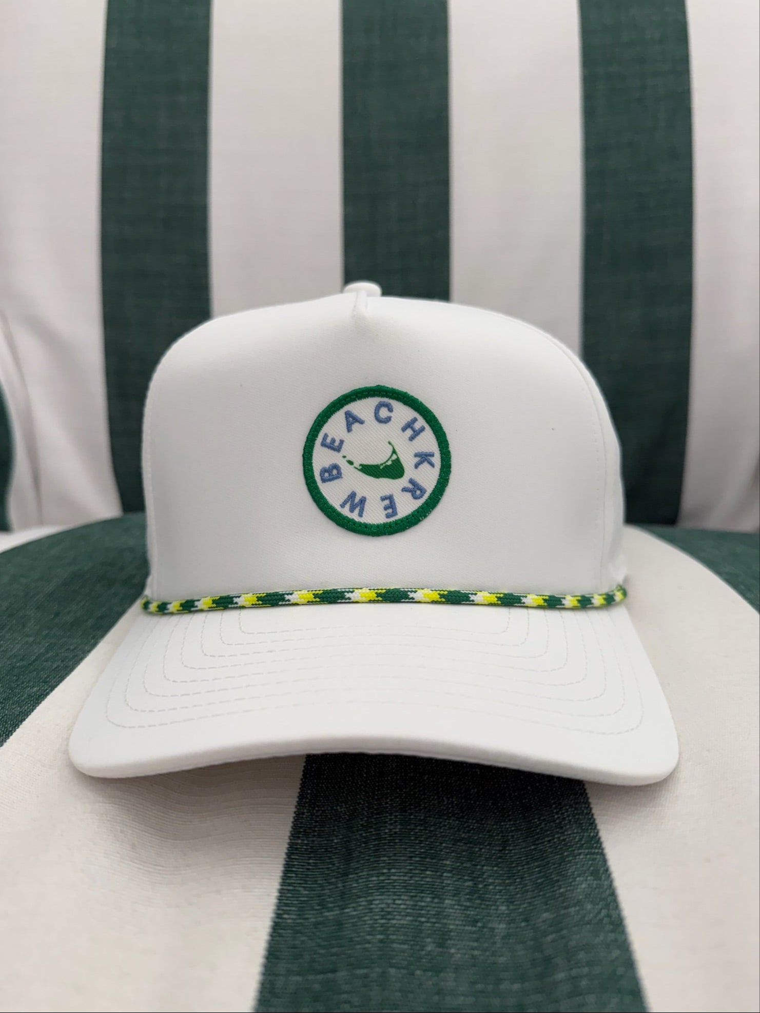 ISLAND PATCH CADDY HAT - WHITE