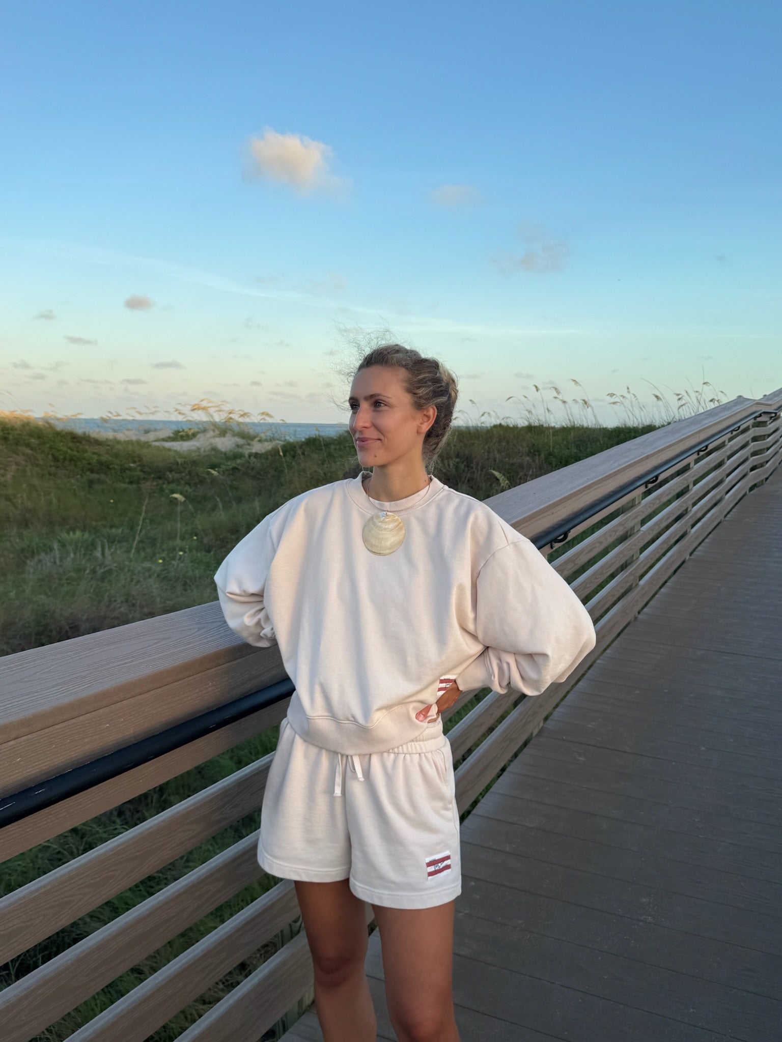 SHORELINE TERRY SHORTS - BLUFF