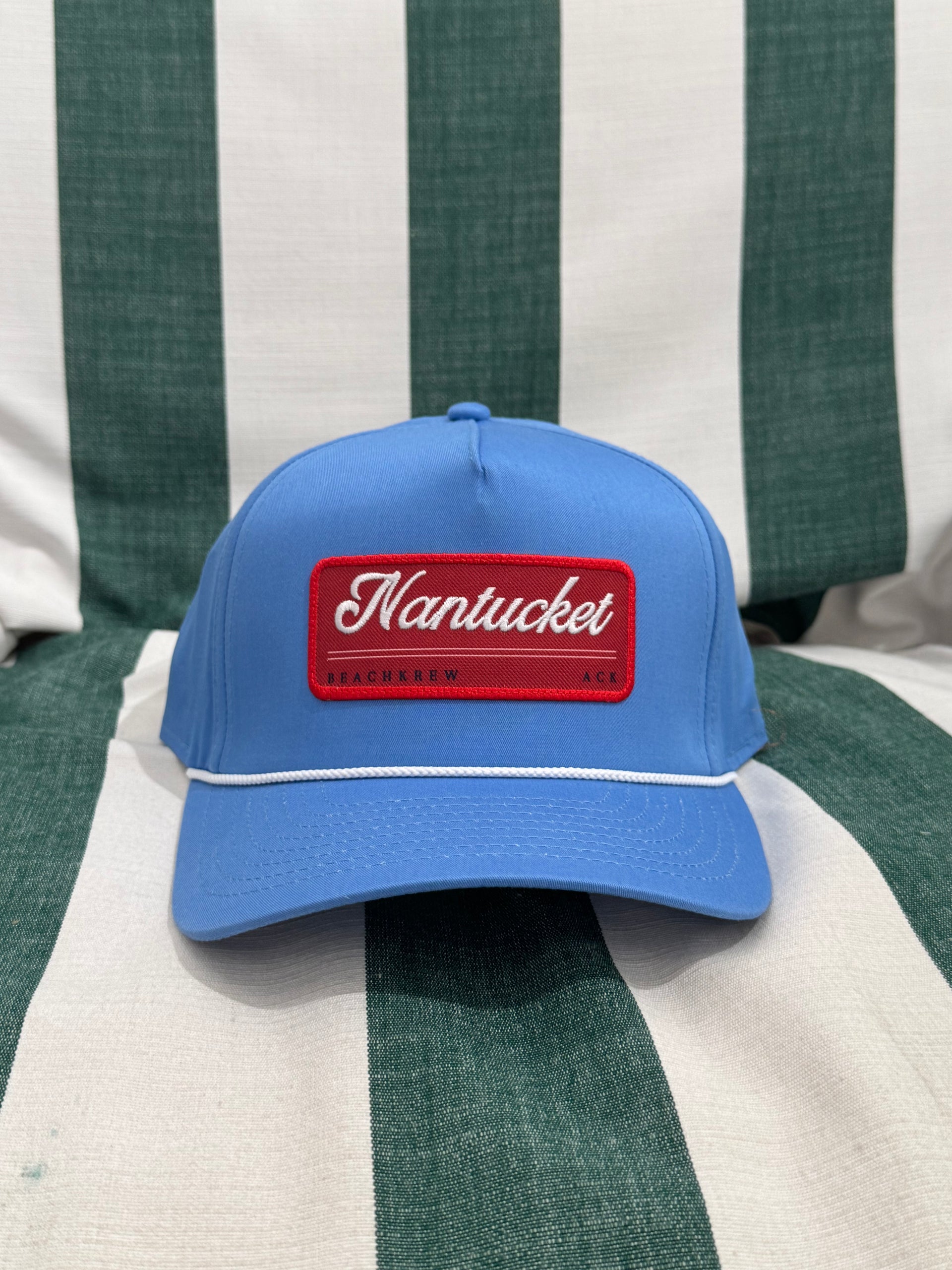 NANTUCKET PATCH BOAT HAT - BLUE