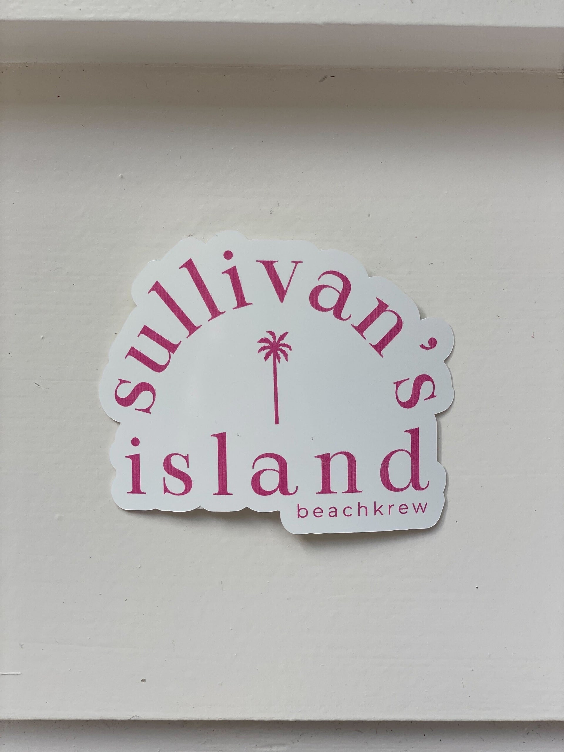 SULLIVAN'S ISLAND STICKERS - PINK