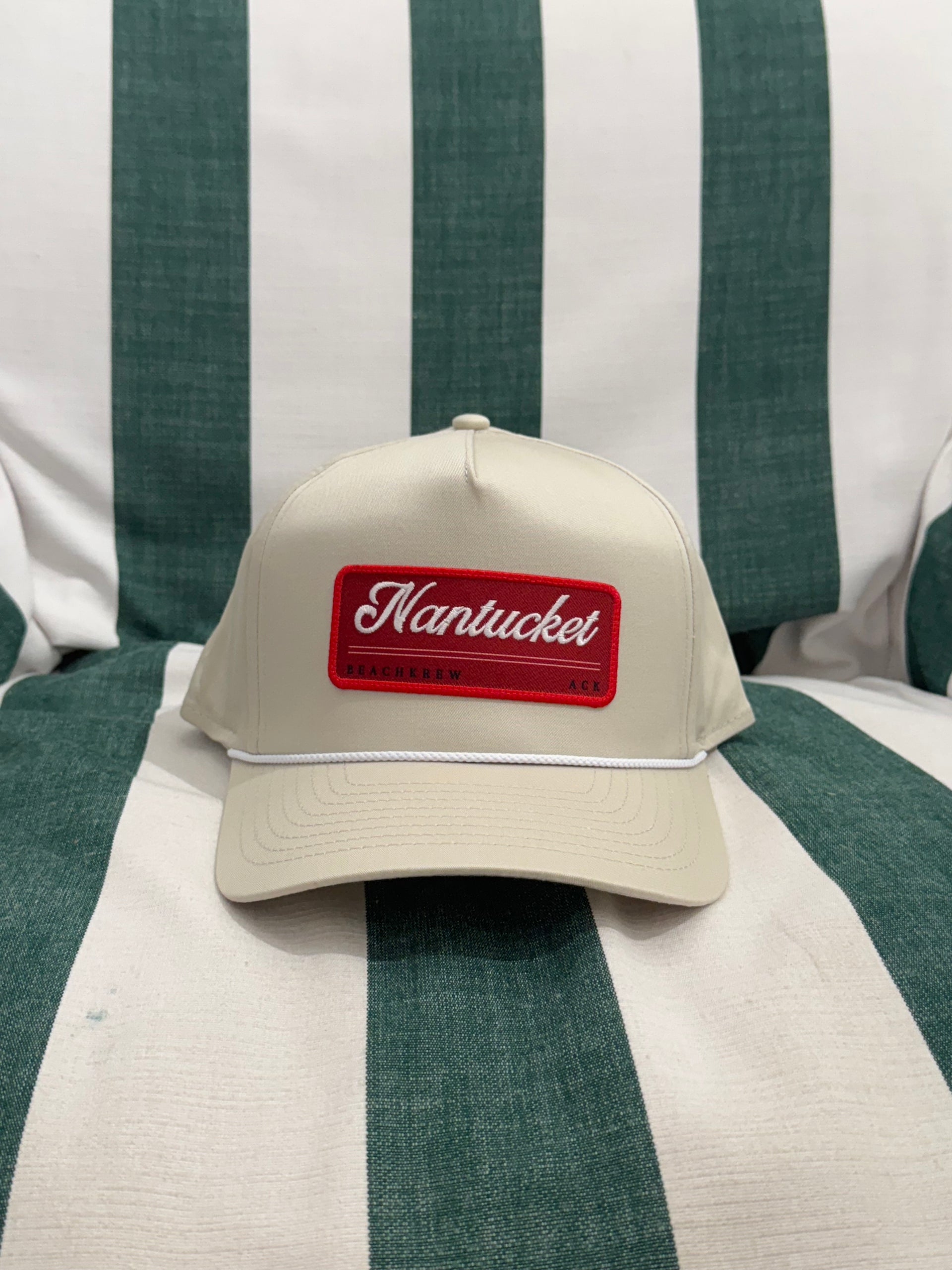 NANTUCKET PATCH BOAT HAT - TAN