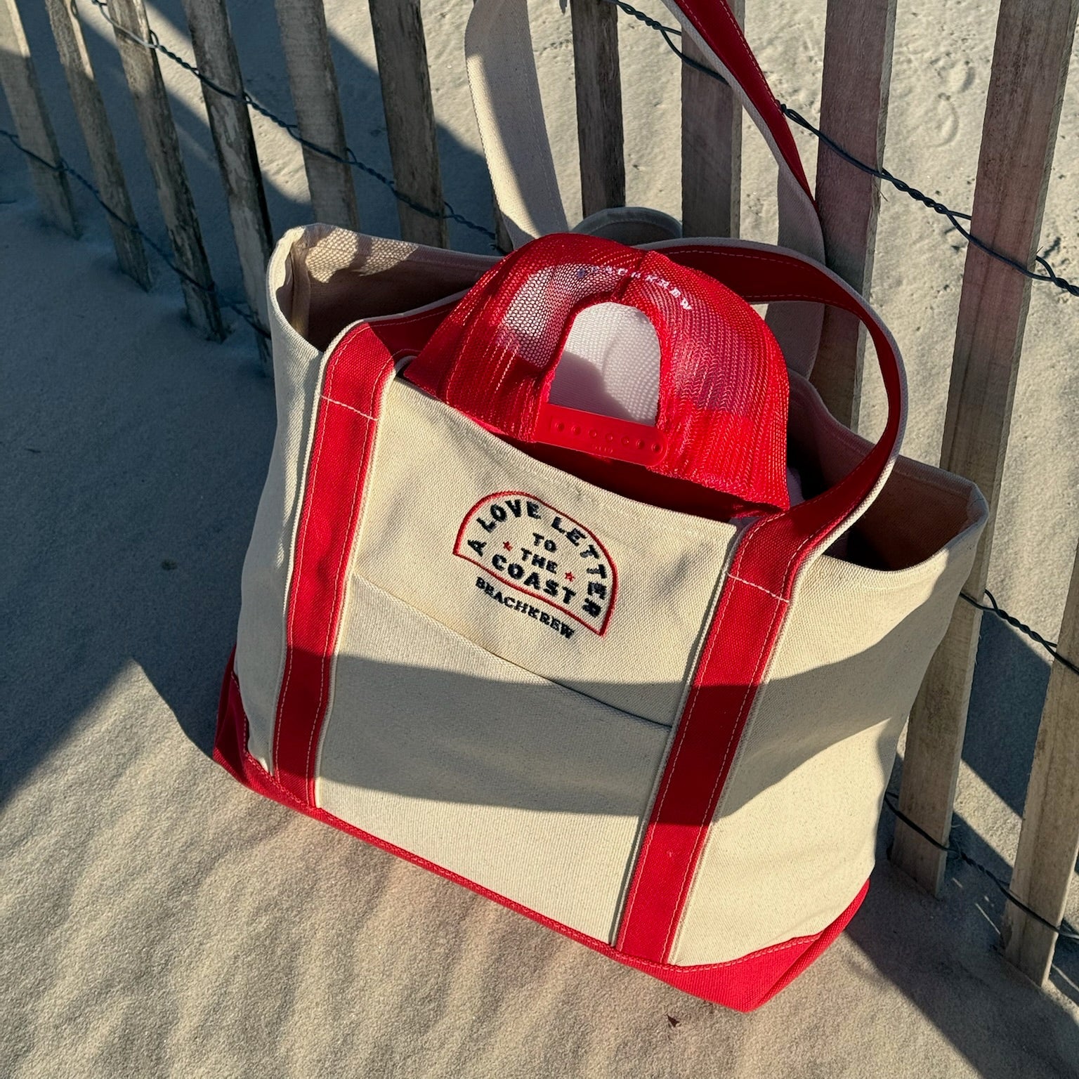 LOVE LETTER BOATER BAG