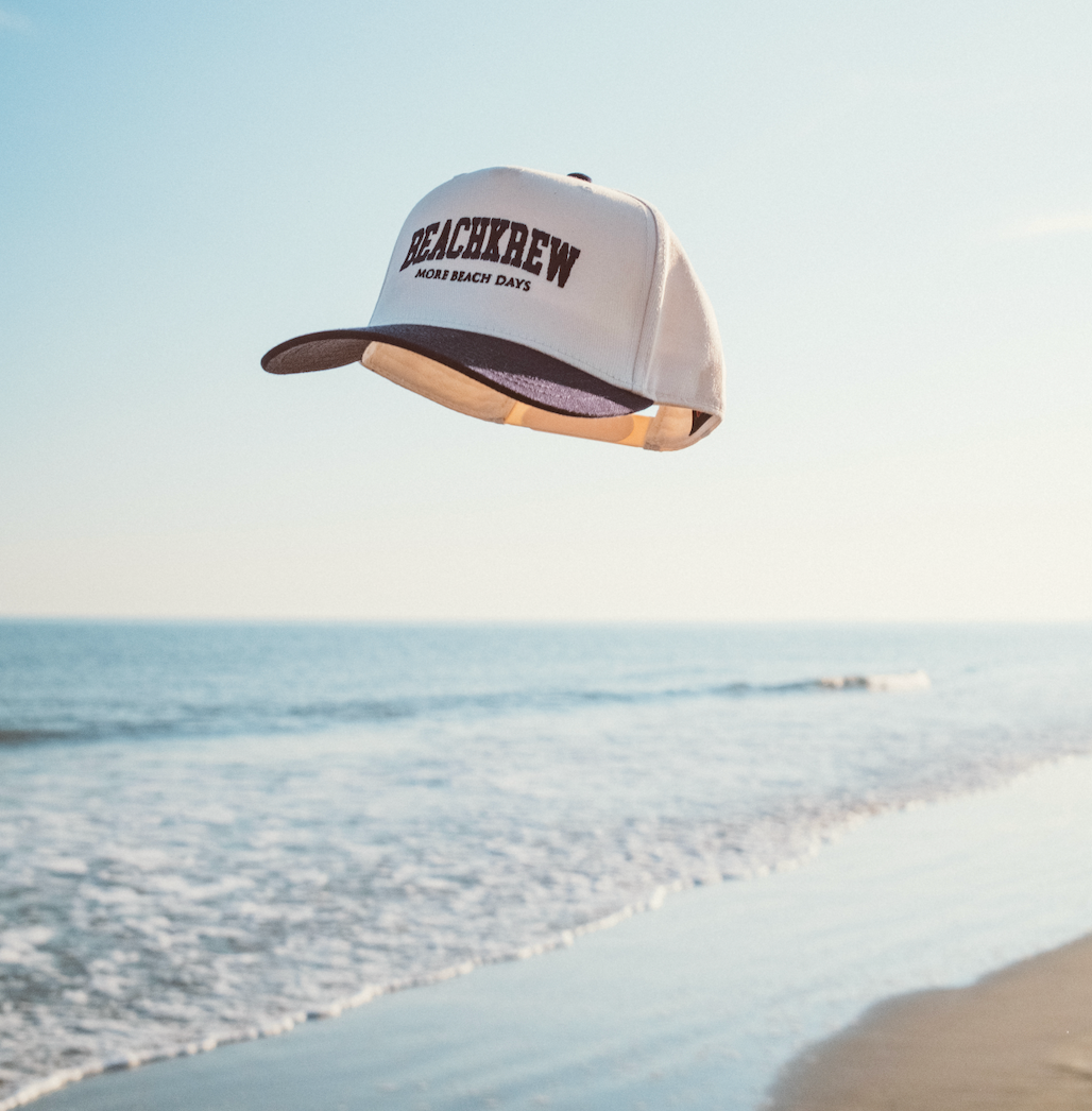 BEACHKREW VARSITY SIGNATURE HAT - NATURAL / NAVY BEACHKREW VARSITY SIGNATURE HAT - NATURAL / NAVY