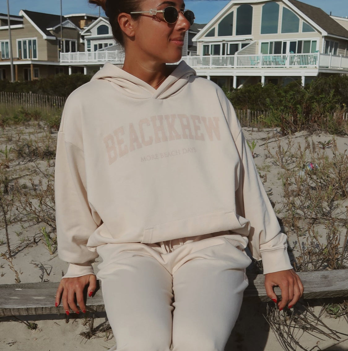 VARSITY BURGEE TERRY HOODIE - BLUFF