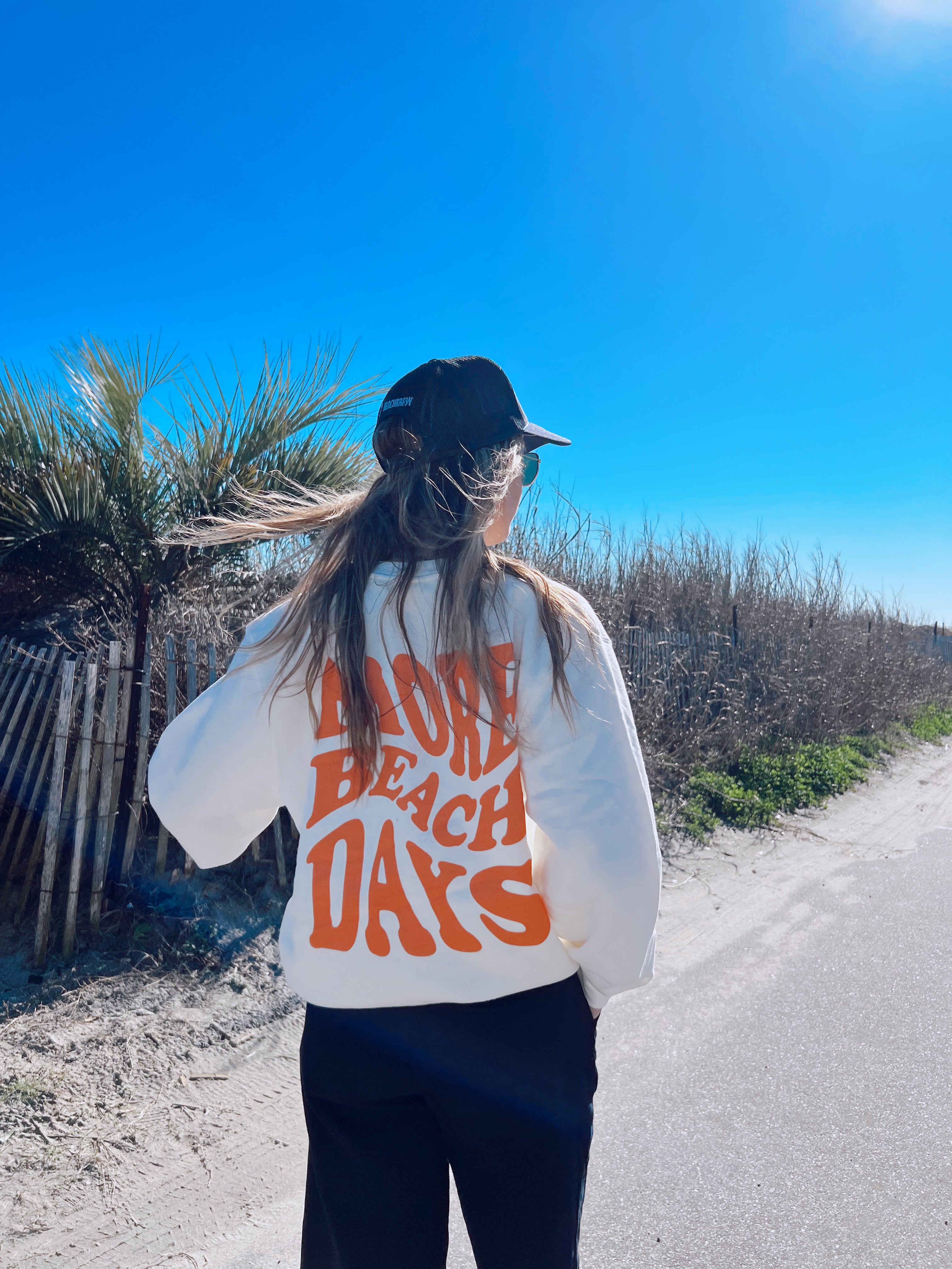 Beach crewnecks cheap